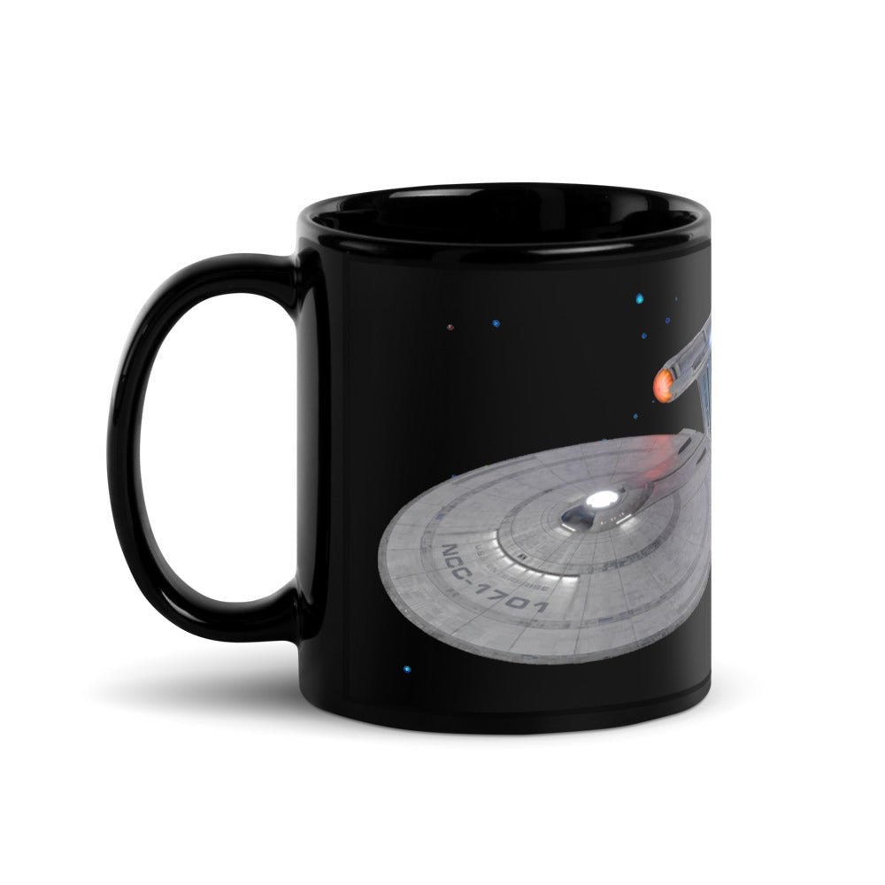 Star Trek: Strange New Worlds Enterprise Black Mug - Paramount Shop