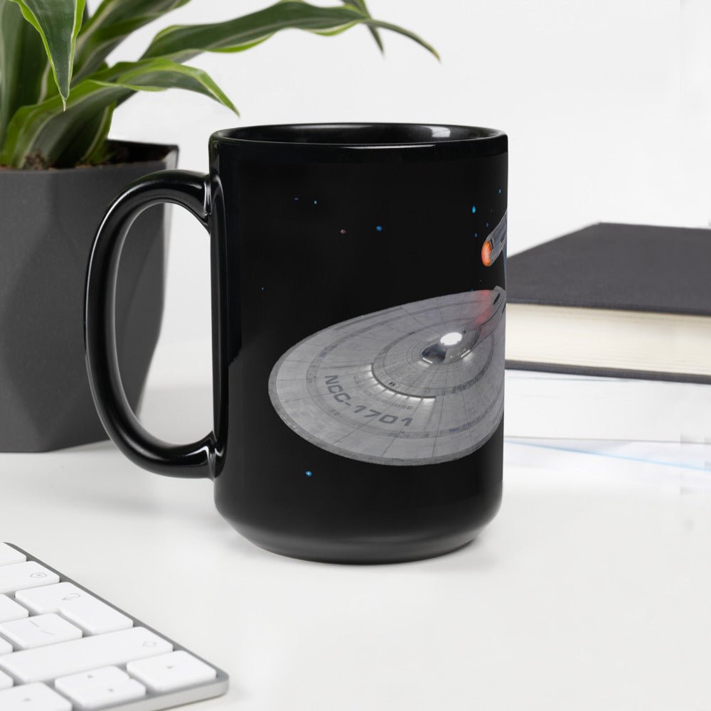 Star Trek: Strange New Worlds Enterprise Black Mug - Paramount Shop