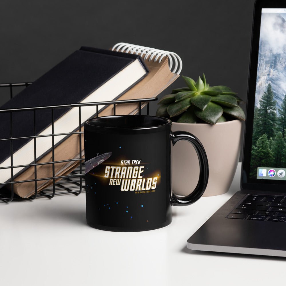 Star Trek: Strange New Worlds Enterprise Black Mug - Paramount Shop