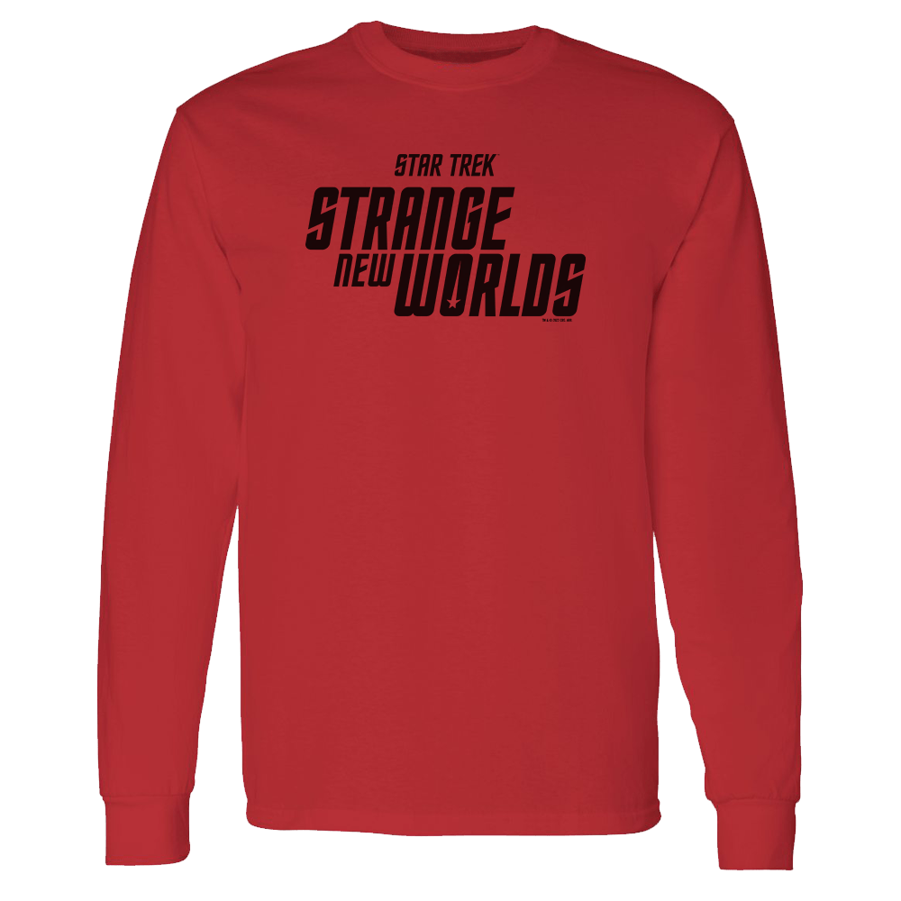 Star Trek: Strange New Worlds Logo Adult Long Sleeve T - Shirt - Paramount Shop