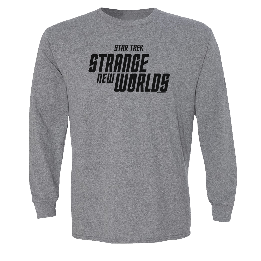 Star Trek: Strange New Worlds Logo Adult Long Sleeve T - Shirt - Paramount Shop