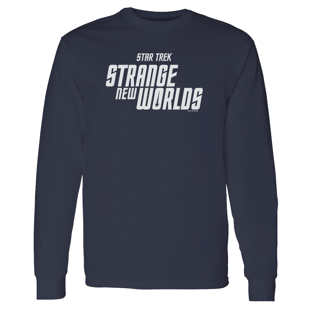 Star Trek: Strange New Worlds Logo Adult Long Sleeve T - Shirt - Paramount Shop