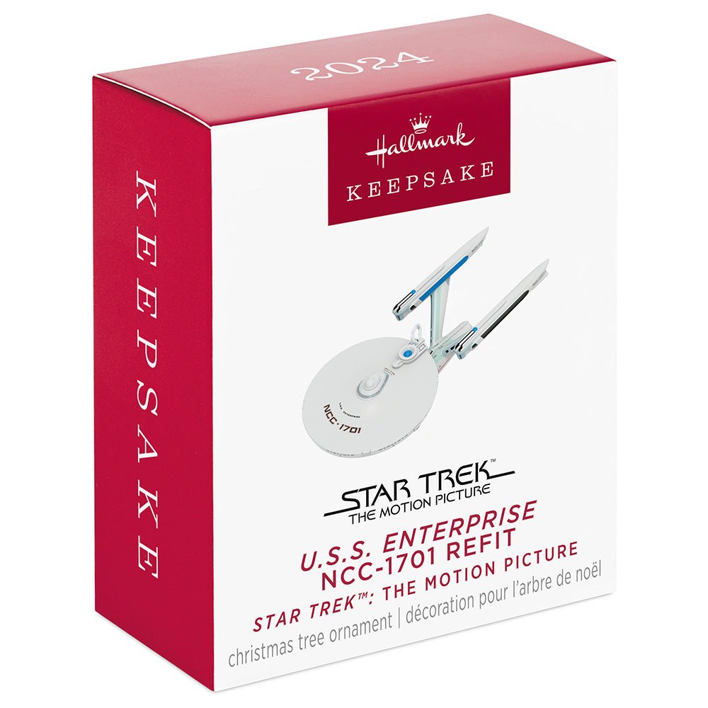 Star Trek: The Motion Picture U.S.S. Enterprise NCC - 1701 Refit Hallmark Keepsake Ornament - Paramount Shop