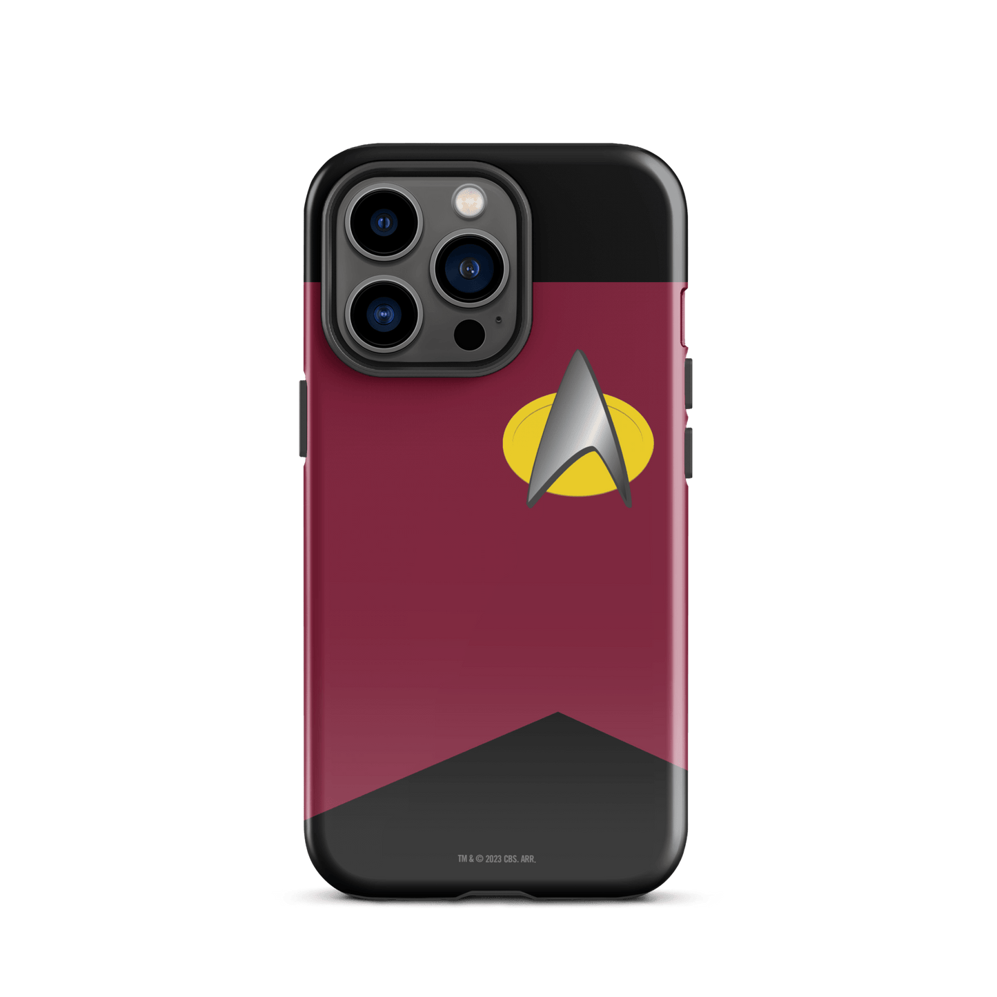 Star Trek: The Next Generation Command Uniform Tough Phone Case - iPhone - Paramount Shop