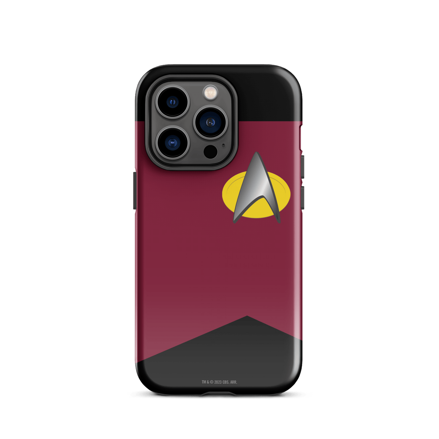 Star Trek: The Next Generation Command Uniform Tough Phone Case - iPhone - Paramount Shop