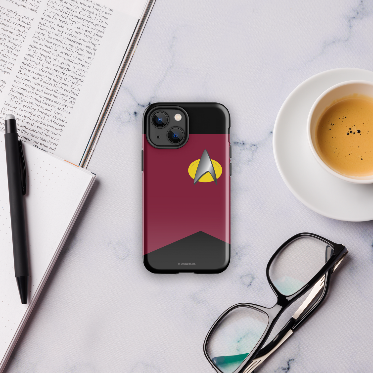 Star Trek: The Next Generation Command Uniform Tough Phone Case - iPhone - Paramount Shop