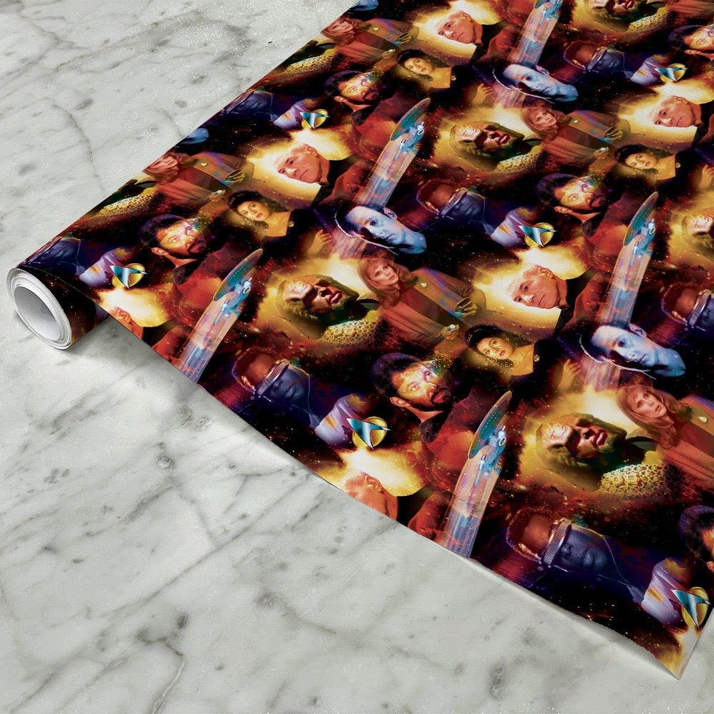 Star Trek: The Next Generation Final Frontier Gift Wrap - Paramount Shop