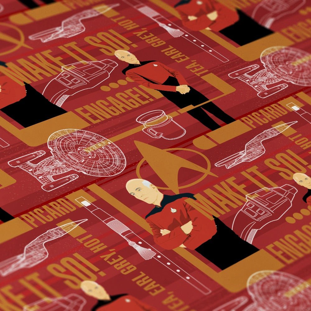 Star Trek: The Next Generation Picard Gift Wrap - Paramount Shop