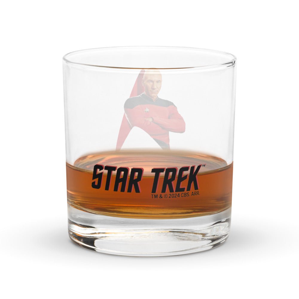 Star Trek: The Next Generation Picard Rocks Glass - Paramount Shop