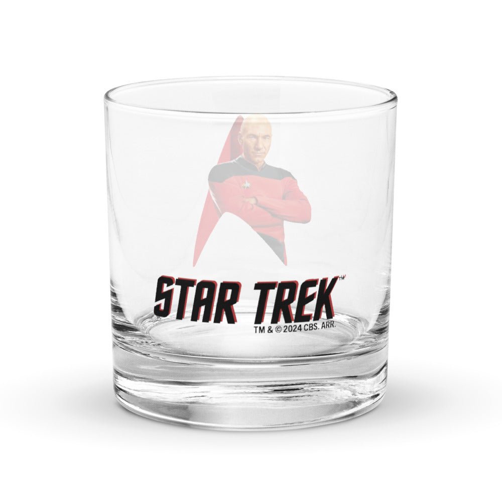 Star Trek: The Next Generation Picard Rocks Glass - Paramount Shop