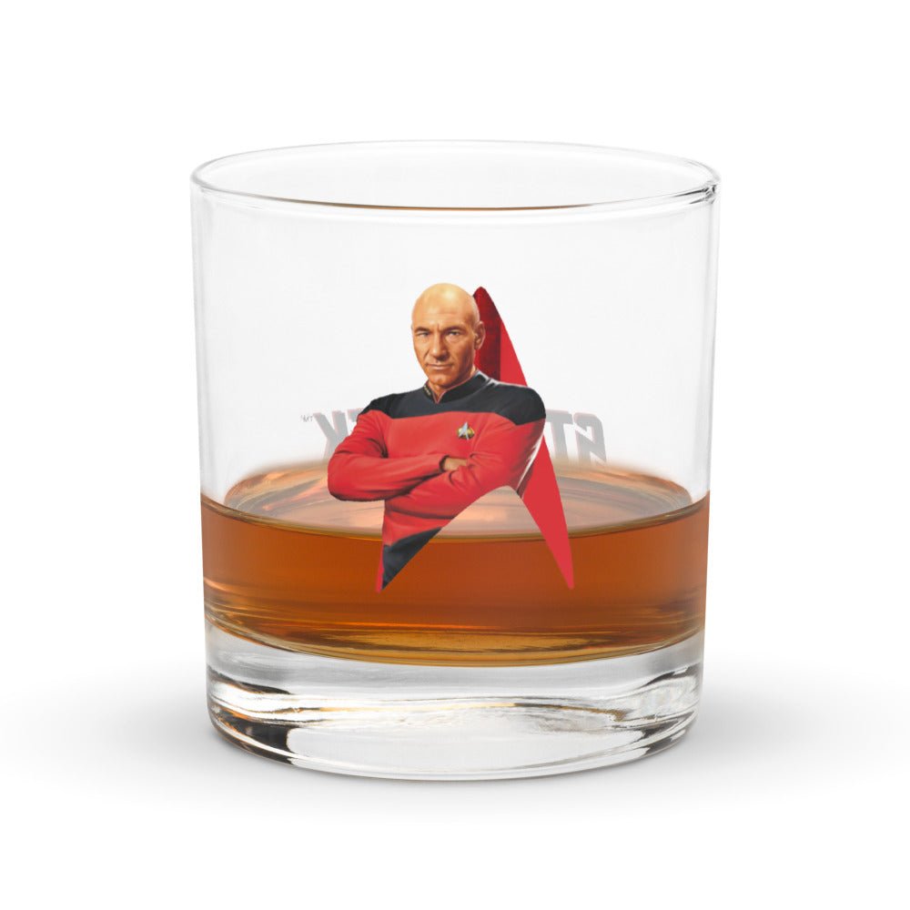 Star Trek: The Next Generation Picard Rocks Glass - Paramount Shop