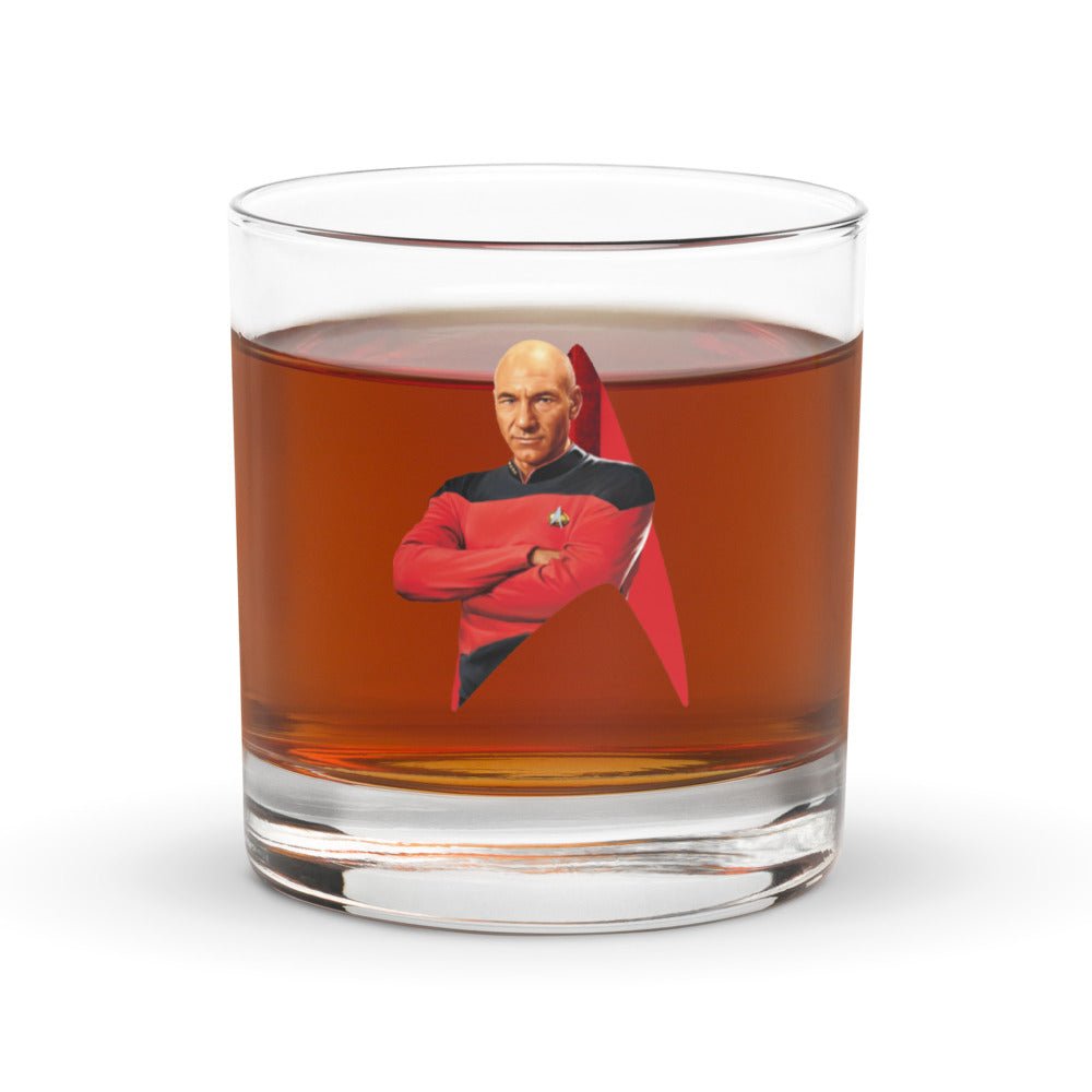 Star Trek: The Next Generation Picard Rocks Glass - Paramount Shop