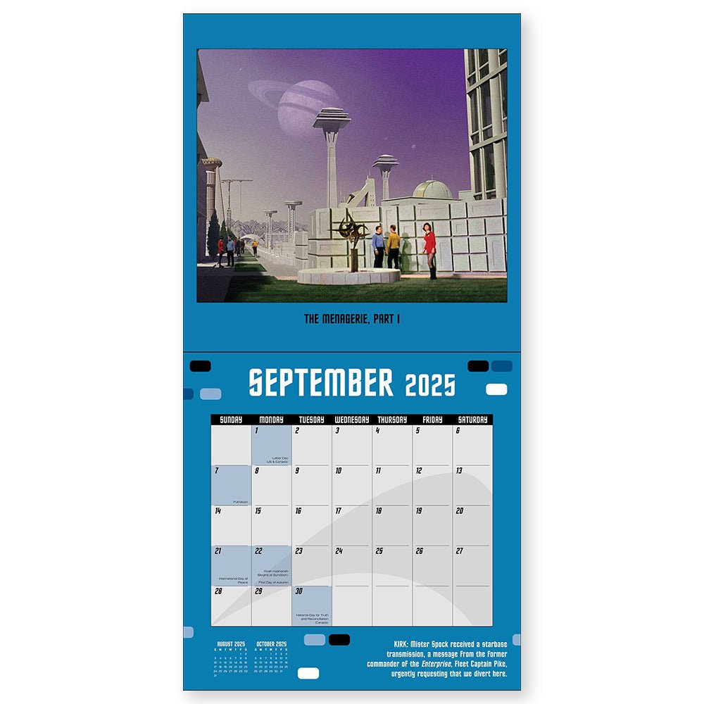 Star Trek: The Original Series 2025 Wall Calendar - Paramount Shop