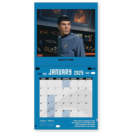 Star Trek: The Original Series 2025 Wall Calendar - Paramount Shop