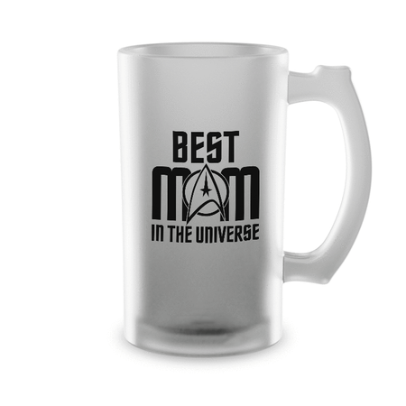 Star Trek: The Original Series Best Mom In The Universe 16oz Frosted Beer Stein - Paramount Shop