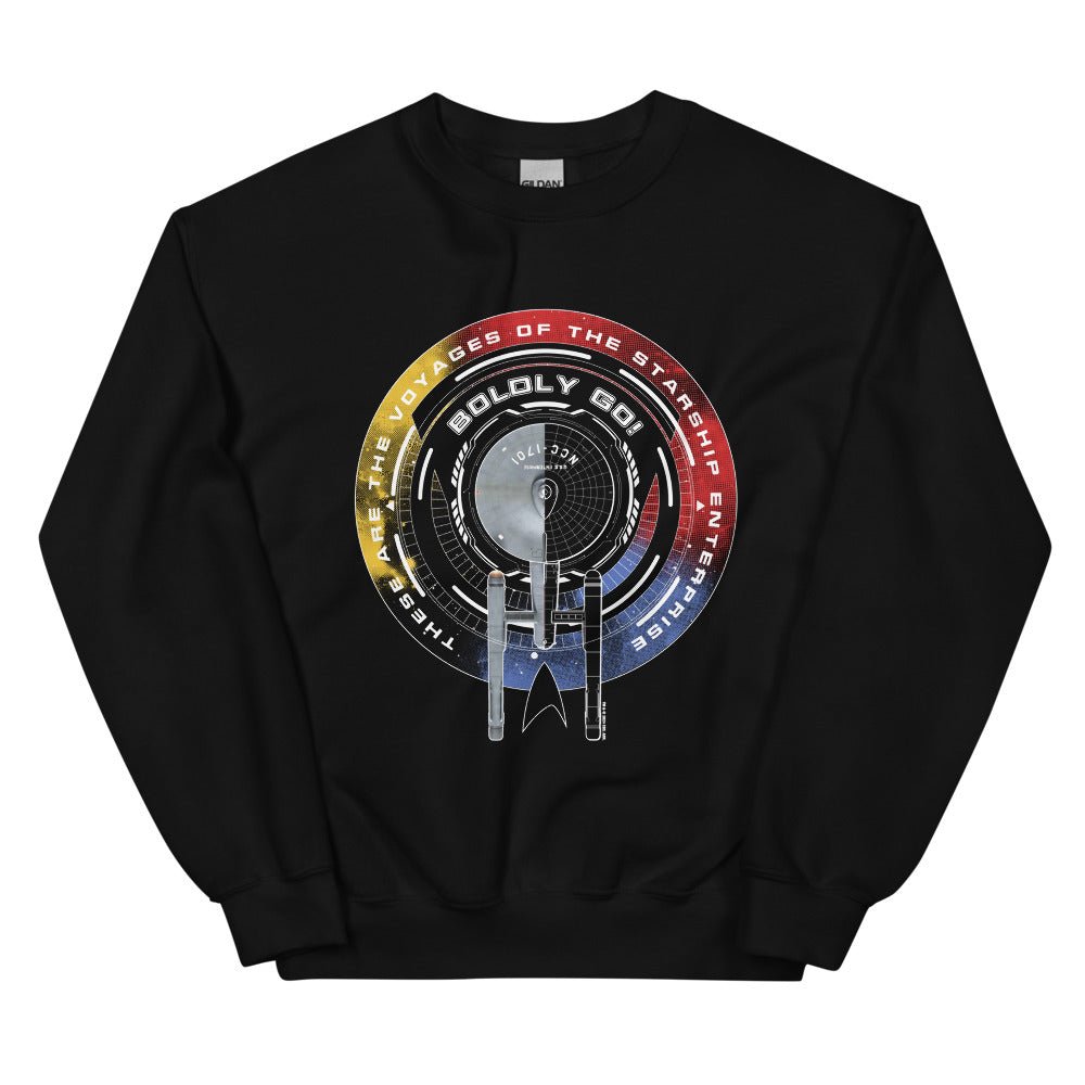 Star Trek: The Original Series Boldly Go Unisex Crewneck Sweatshirt - Paramount Shop