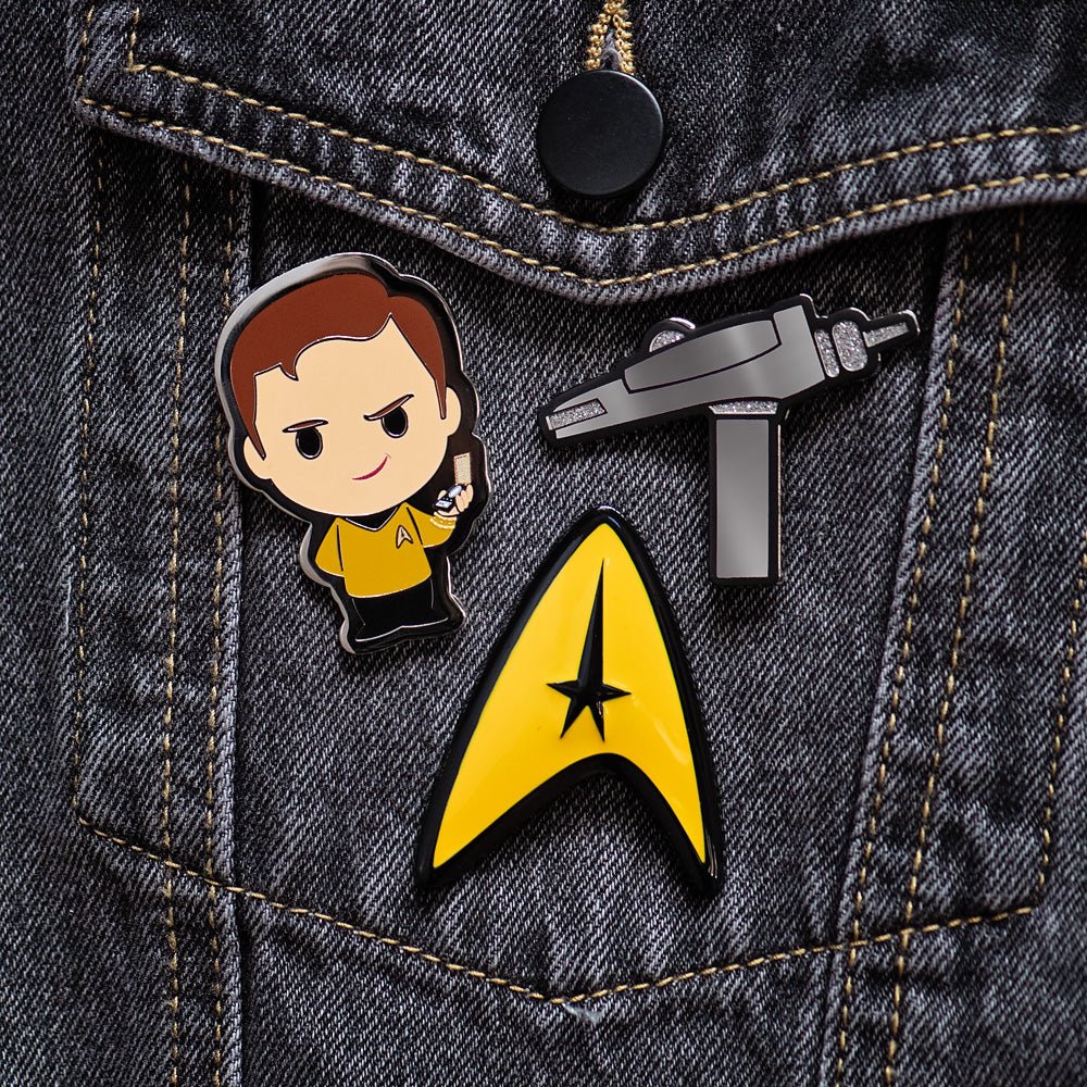 Star Trek: The Original Series Captain Kirk Collectors Pin Set - Paramount Shop