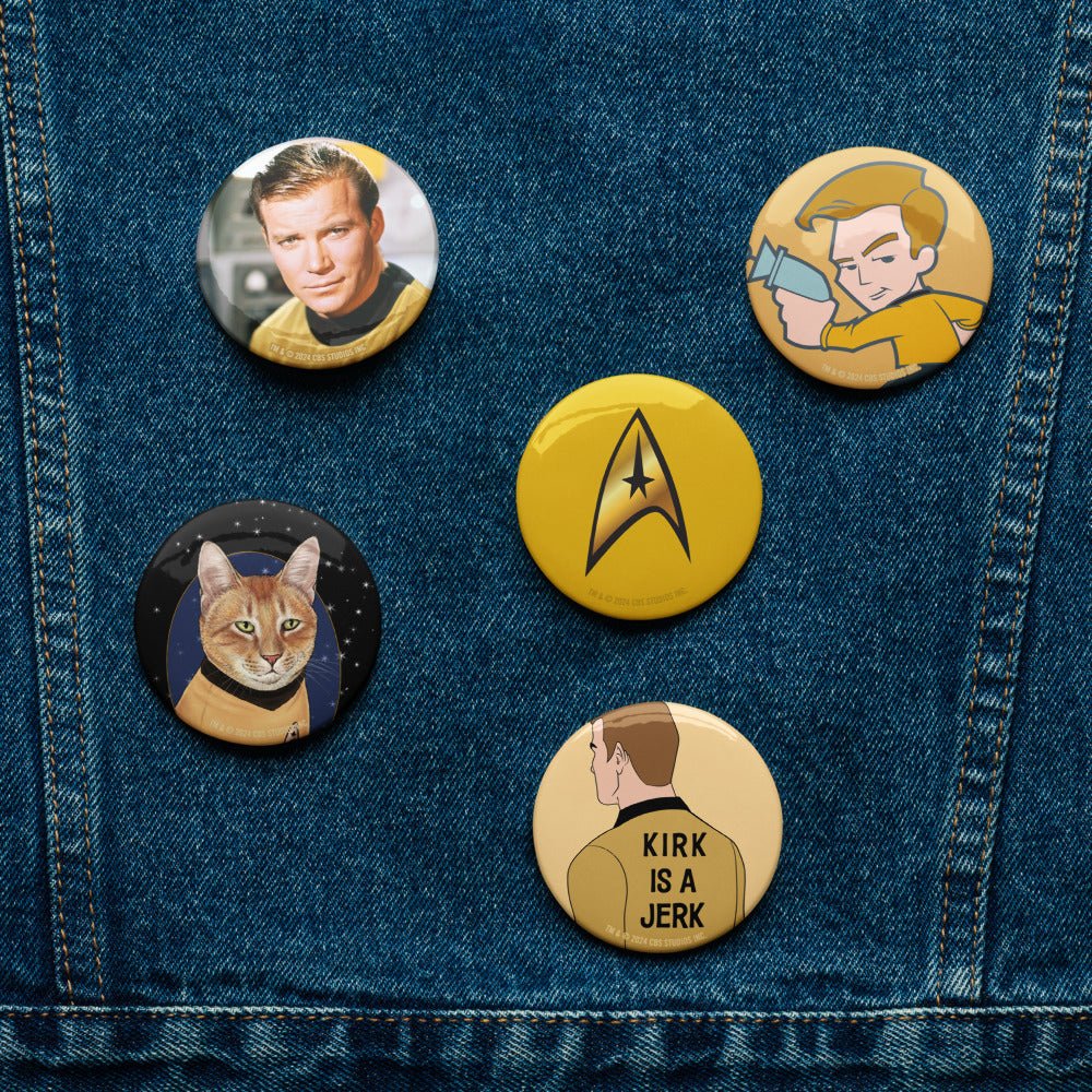 Star Trek: The Original Series Captain Kirk Pin Set - Paramount Shop