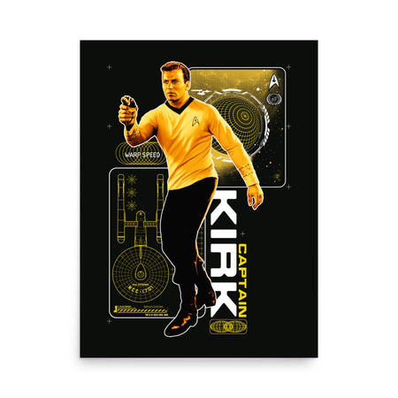 Star Trek: The Original Series Captain Kirk Poster - Paramount Shop