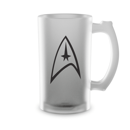 Star Trek: The Original Series Command Badge 16oz Frosted Beer Stein - Paramount Shop