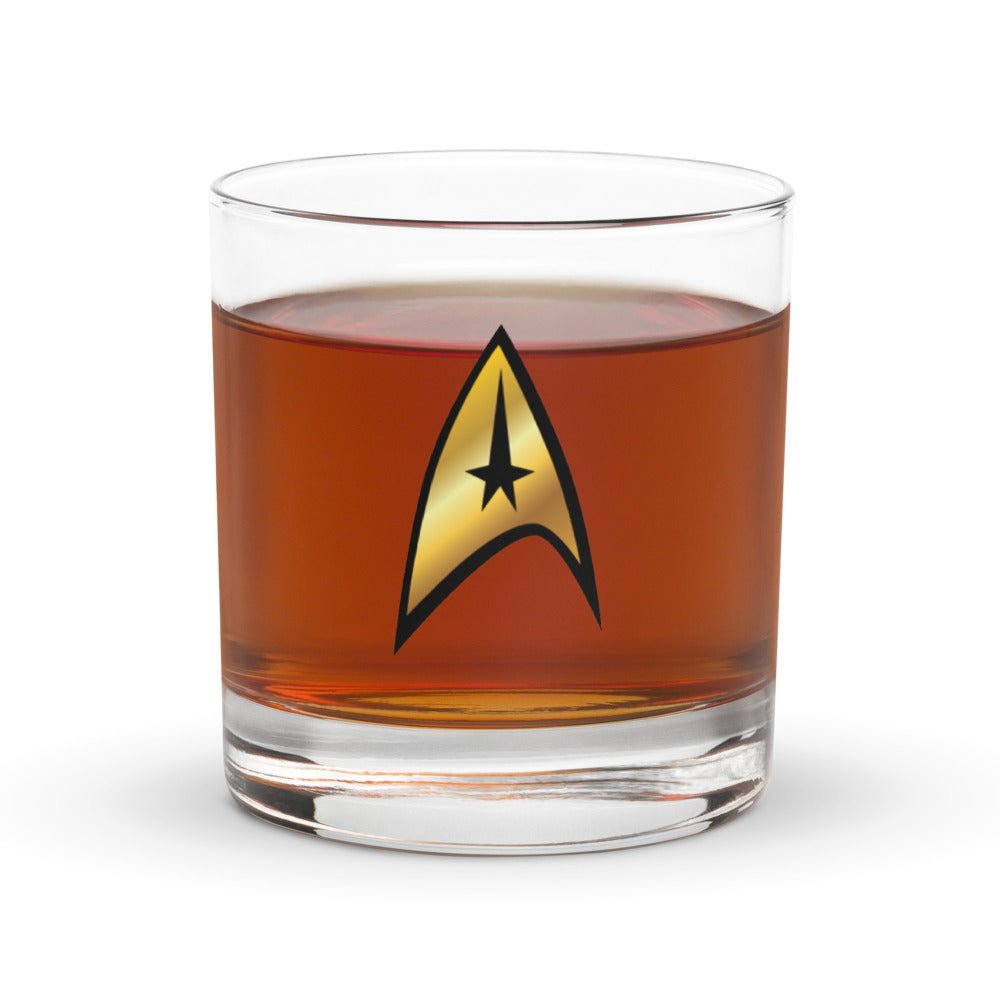 Star Trek: The Original Series Command Delta Rocks Glass - Paramount Shop