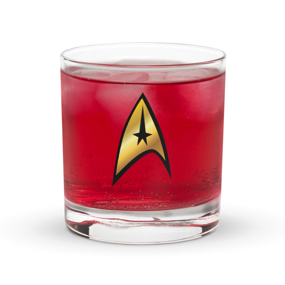 Star Trek: The Original Series Command Delta Rocks Glass - Paramount Shop