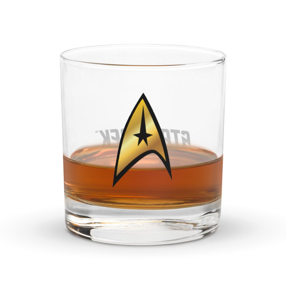 Star Trek: The Original Series Command Delta Rocks Glass - Paramount Shop