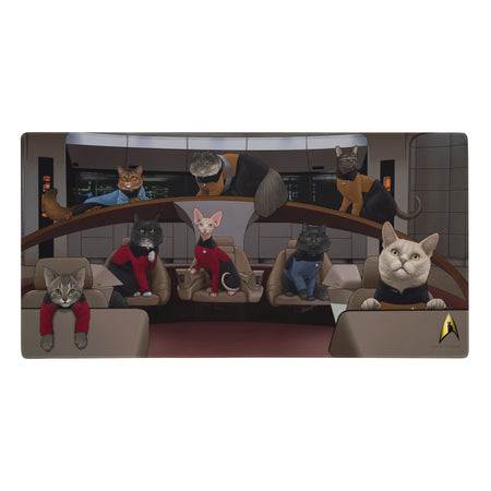 Star Trek: The Original Series Crew Cats Desk Mat - Paramount Shop