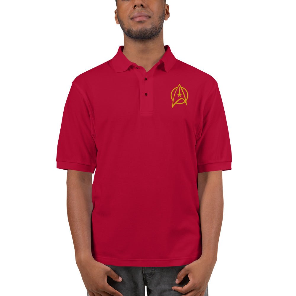 Star Trek: The Original Series Delta Embroidered Polo Shirt - Paramount Shop