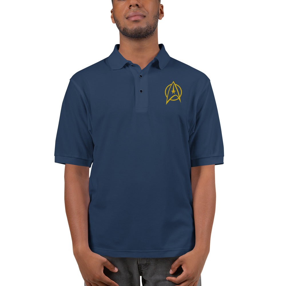 Star Trek: The Original Series Delta Embroidered Polo Shirt - Paramount Shop