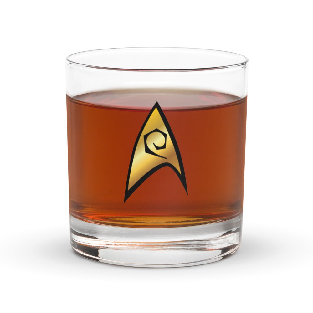 Star Trek: The Original Series Engineering Delta Rocks Glass - Paramount Shop