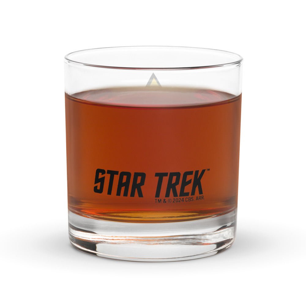 Star Trek: The Original Series Engineering Delta Rocks Glass - Paramount Shop