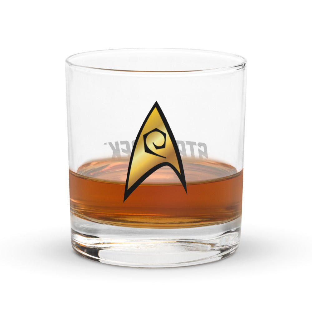 Star Trek: The Original Series Engineering Delta Rocks Glass - Paramount Shop