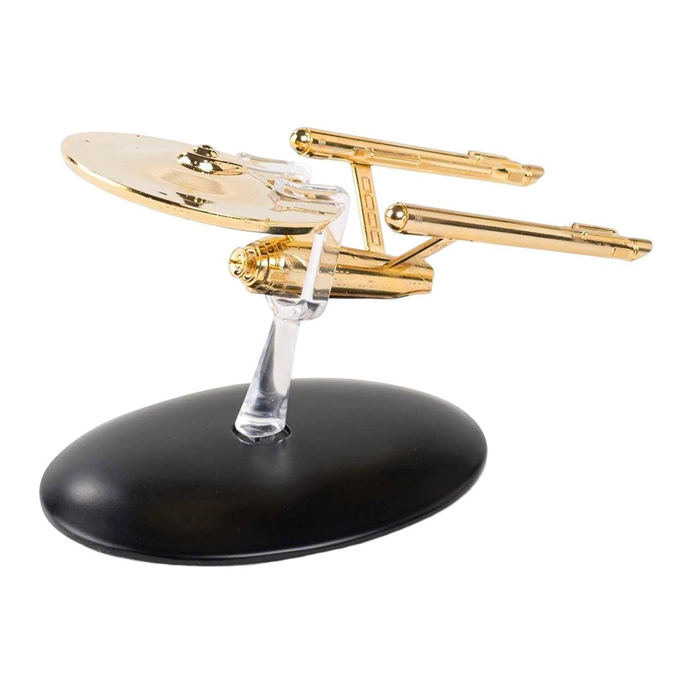 Star Trek: The Original Series Gold Plated Enterprise NCC 1701 Enterprise Ship Replica - Paramount Shop