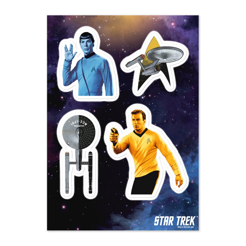 Star Trek: The Original Series Icons Sticker Sheet - Paramount Shop