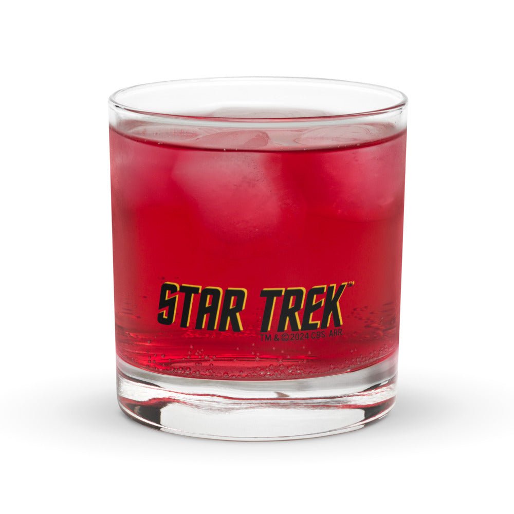 Star Trek: The Original Series Kirk Rocks Glass - Paramount Shop