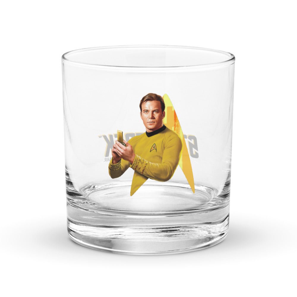 Star Trek: The Original Series Kirk Rocks Glass - Paramount Shop