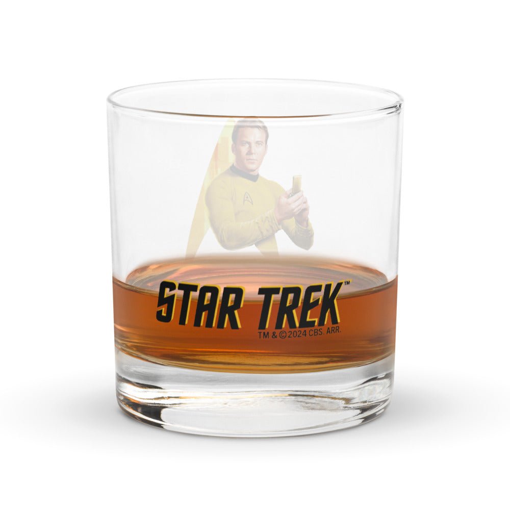 Star Trek: The Original Series Kirk Rocks Glass - Paramount Shop