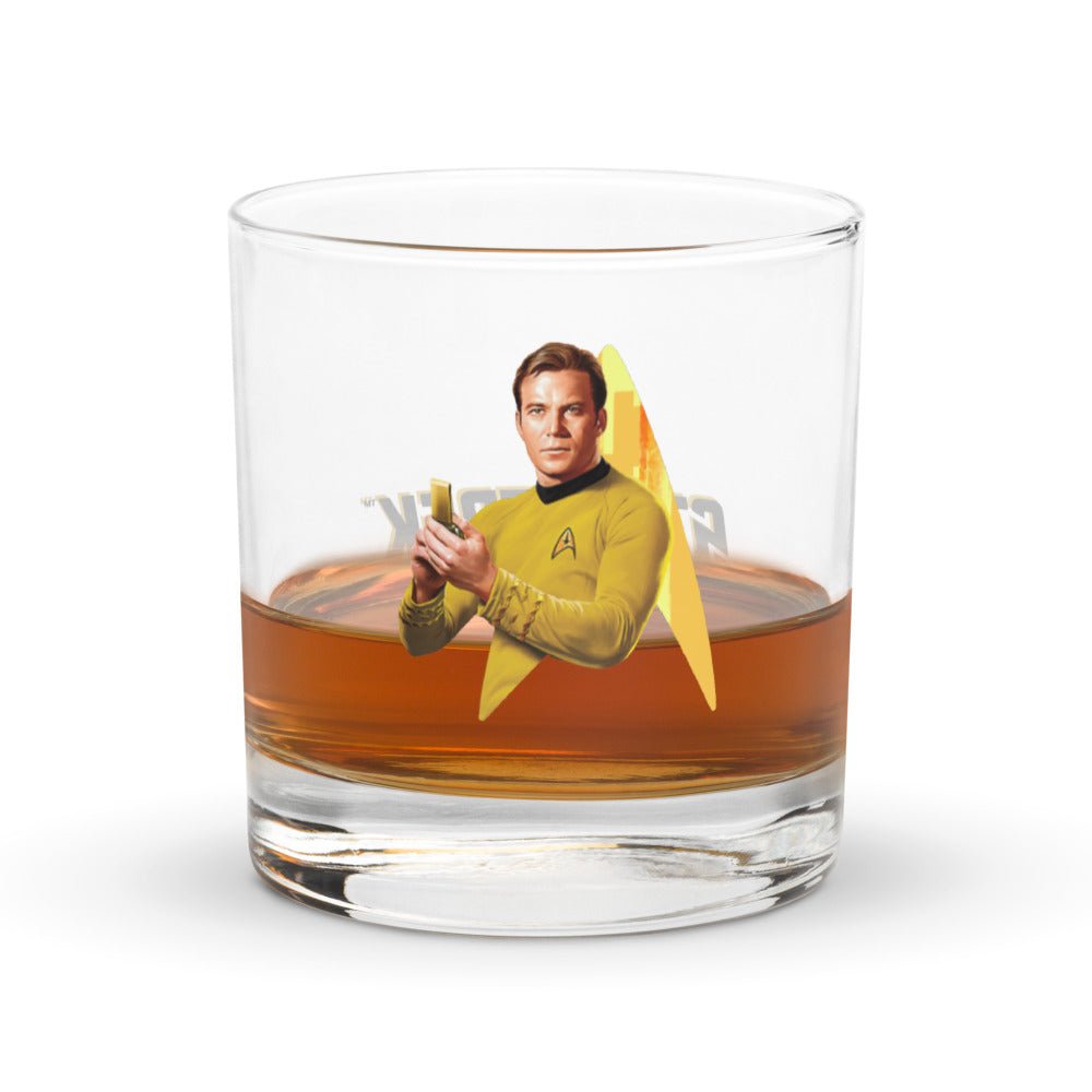 Star Trek: The Original Series Kirk Rocks Glass - Paramount Shop