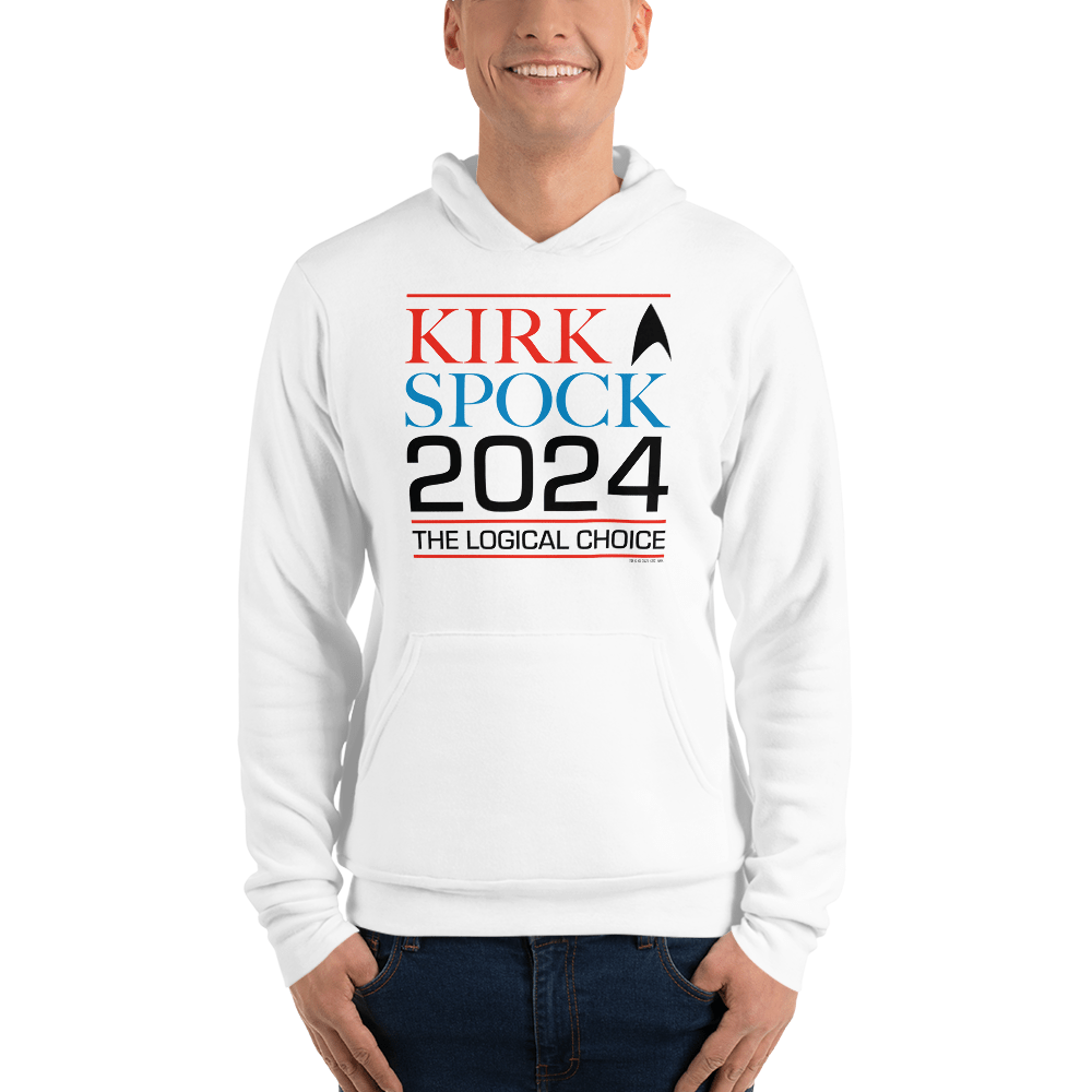 Star Trek: The Original Series Kirk & Spock 2024 Adult Fleece Hooded Sweatshirt - Paramount Shop