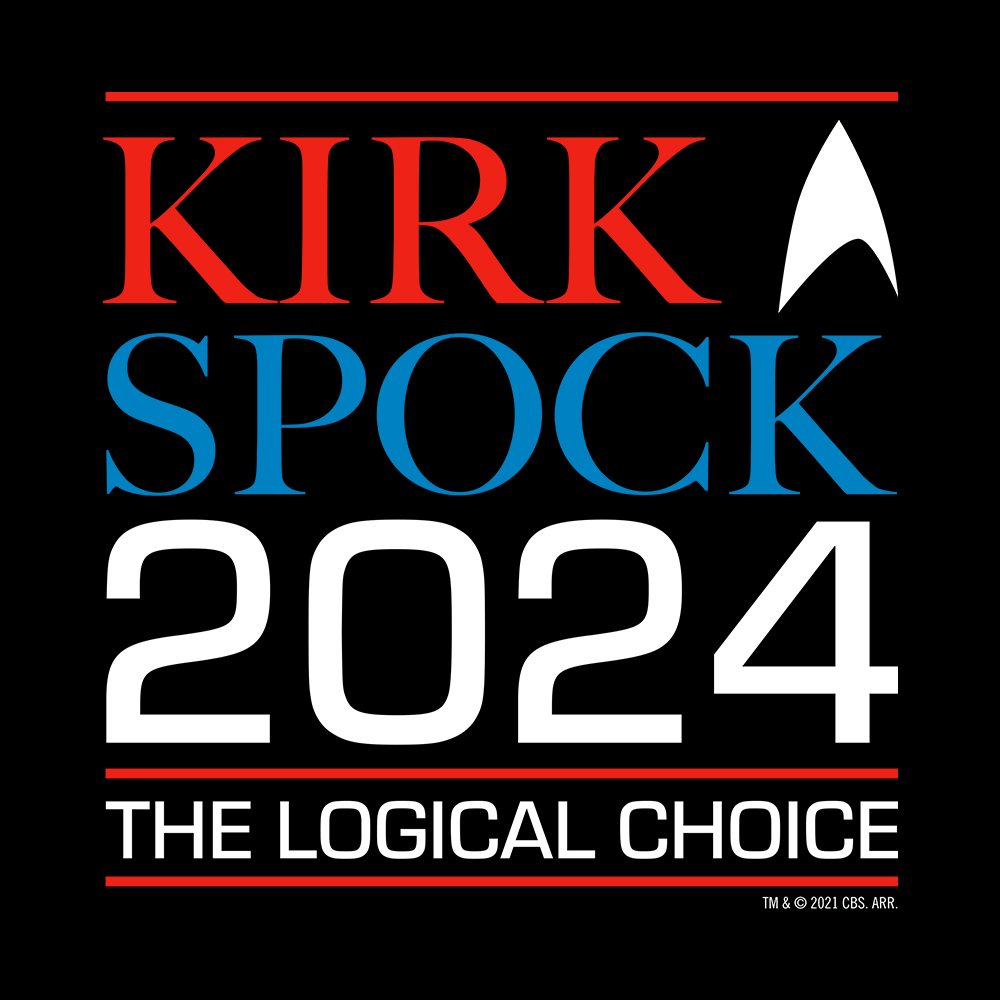 Star Trek: The Original Series Kirk & Spock 2024 Adult Short Sleeve T - Shirt - Paramount Shop