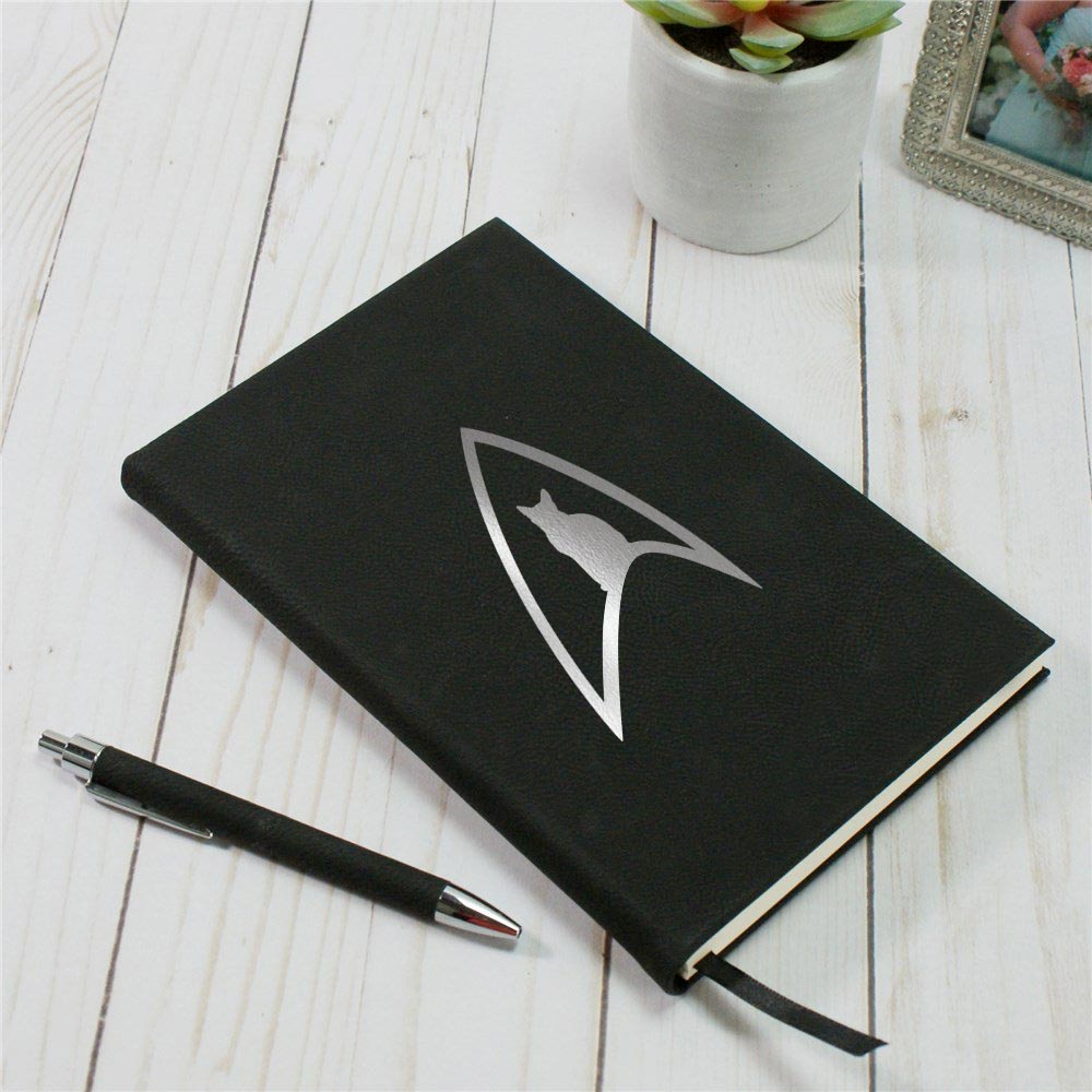 Star Trek: The Original Series Kitty Cat Logo Laser Engraved Notebook - Paramount Shop