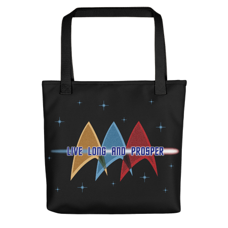 Star Trek: The Original Series Live Long and Prosper Deltas Premium Tote Bag - Paramount Shop
