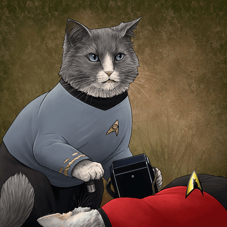 Star Trek: The Original Series McCoy Cat Premium Tote Bag - Paramount Shop