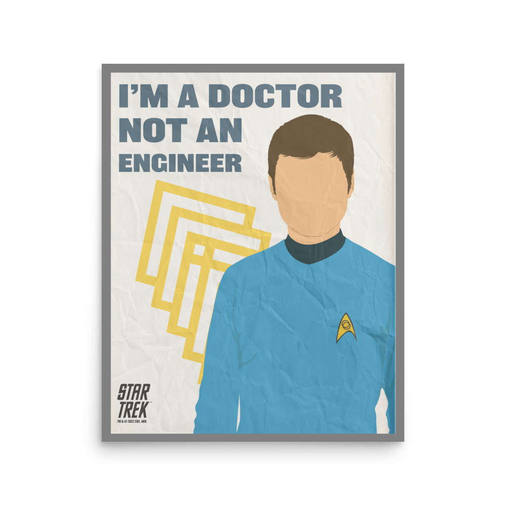 Star Trek: The Original Series McCoy Premium Matte Paper Poster - Paramount Shop