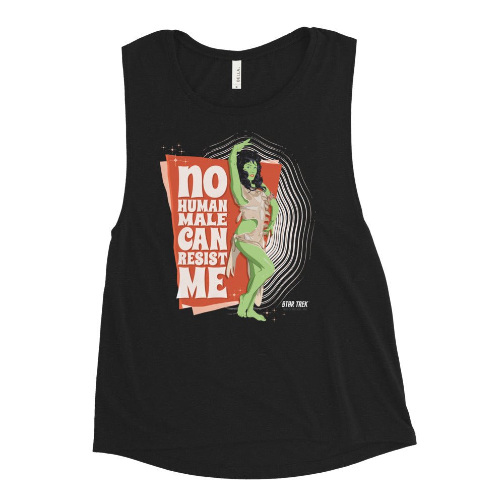 Star Trek: The Original Series No Human Male Can Resist Me Women's Muscle Tank - Paramount Shop