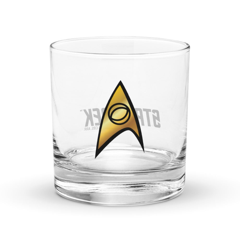 Star Trek: The Original Series Science Delta Rocks Glass - Paramount Shop