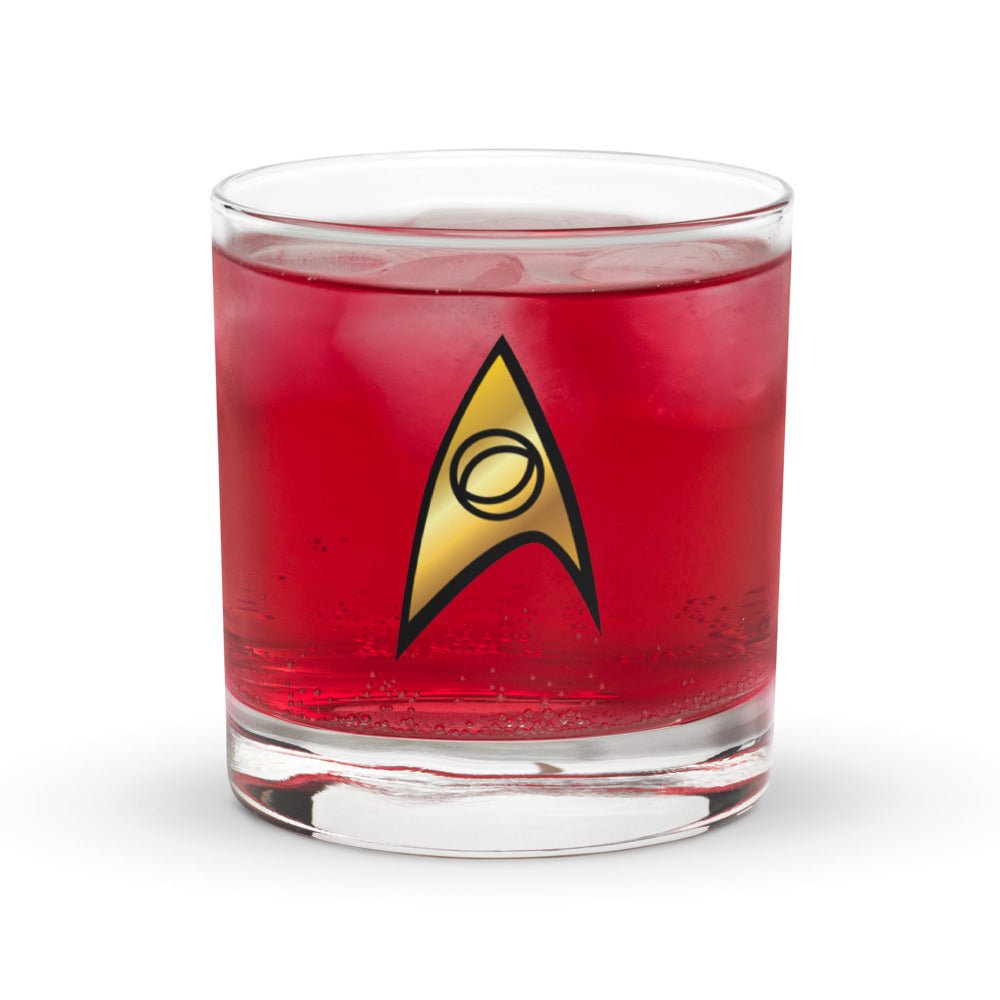 Star Trek: The Original Series Science Delta Rocks Glass - Paramount Shop