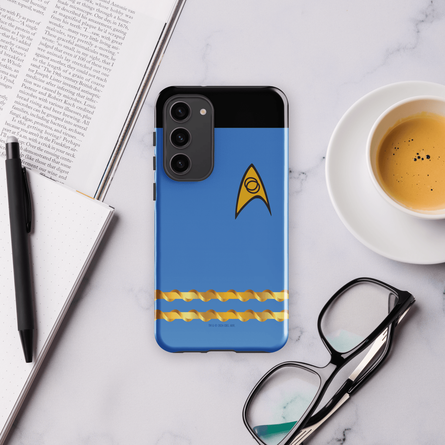 Star Trek: The Original Series Science Uniform Tough Phone Case - Samsung - Paramount Shop