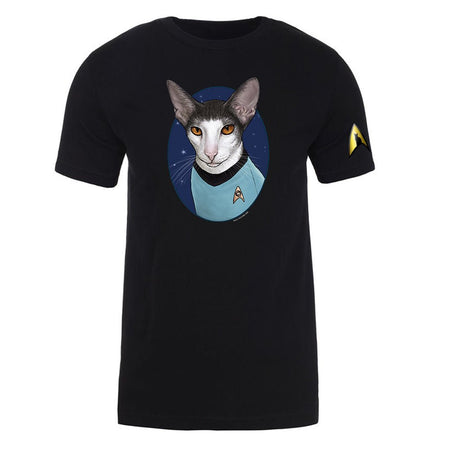Star Trek: The Original Series Spock Cat Portrait Adult Short Sleeve T - Shirt - Paramount Shop